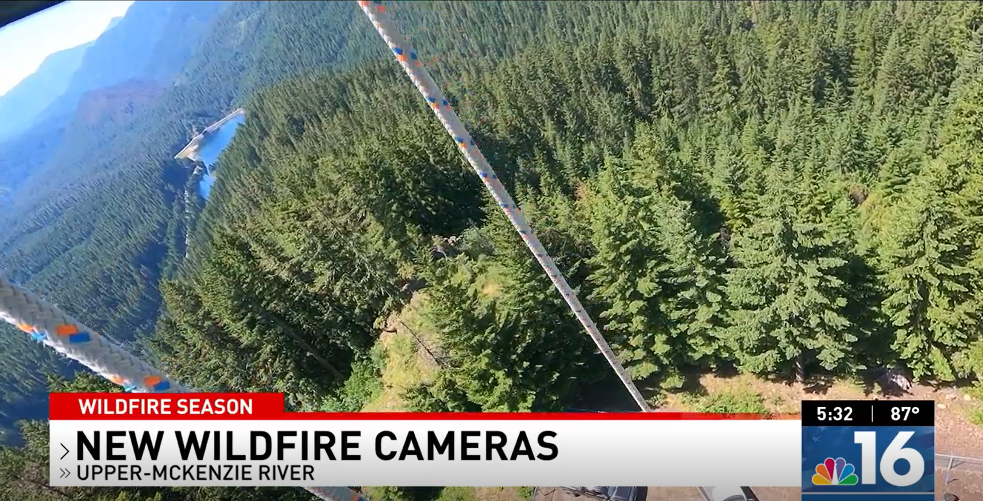 New camera installed in McKenzie River Valley will help detect wildfires